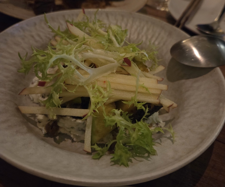 Fresh and zesty apple and ricotta cheese dish