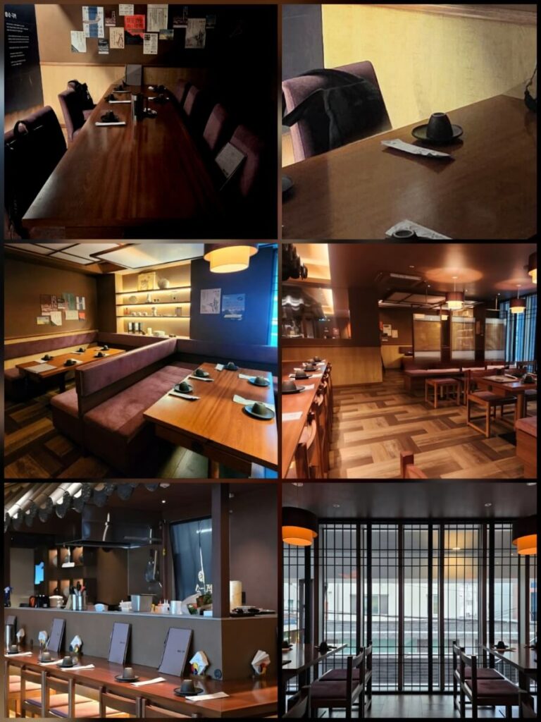 Interior seating areas at Sogeukjeok Hannam Itaewon Seoul