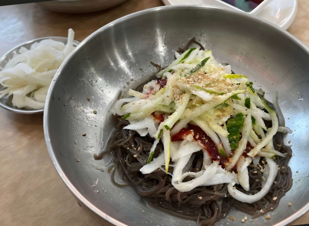 Bibim Naengmyeon — spicier than Shin Ramyun, more addictive than it has any right to be.