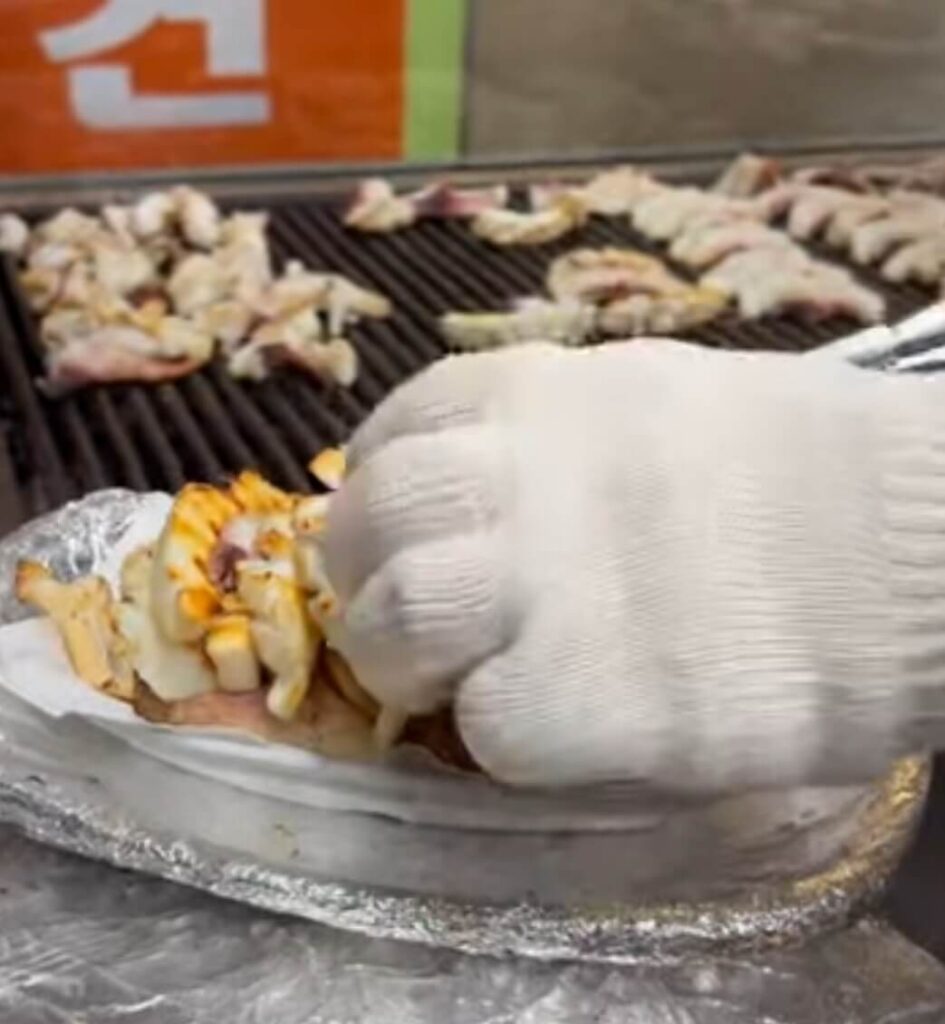 a Local restaurant Okgyeongine dried fish in Sindang Central Market Seoul