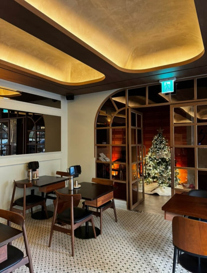 Relaxed slow food atmosphere inside Myeon Seoul Apgujeong, the Michelin Bib Gourmand noodle restaurant by Culinary Class Wars chef Kim Do-yun