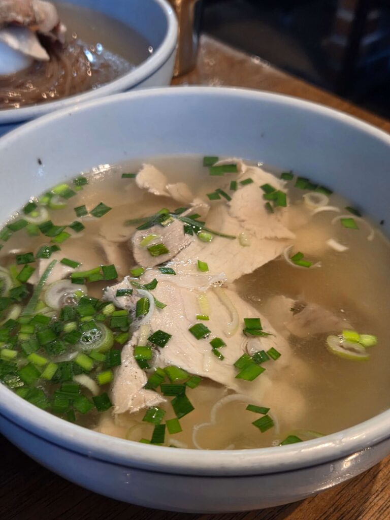 A 'Special' large size of Chef Park Chan-il’s signature clear pork soup with thin meat slices.