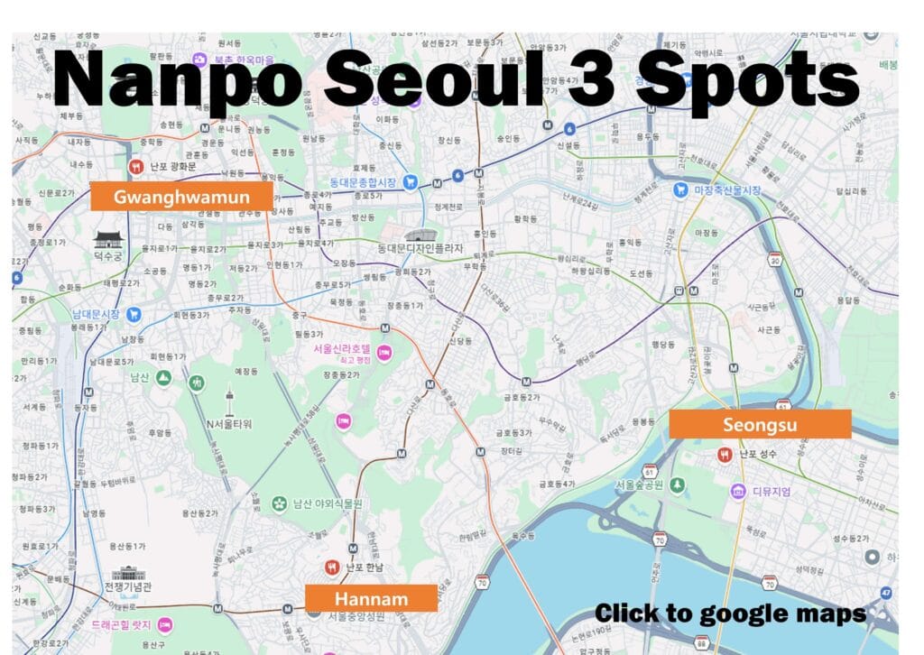 Nanpo's 3 spots in Seoul. A Must-Visit Korean Fusion Restaurant for Travelers
