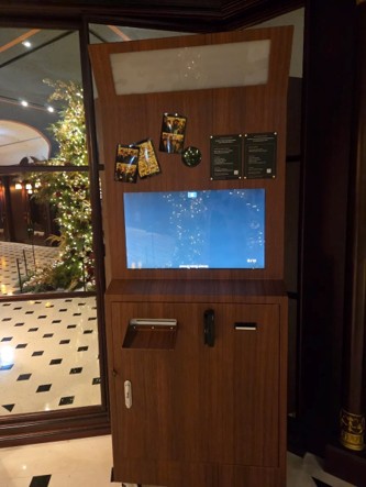Don't forget to take some instant photos at the photo booth located right in front of the hotel lobby.