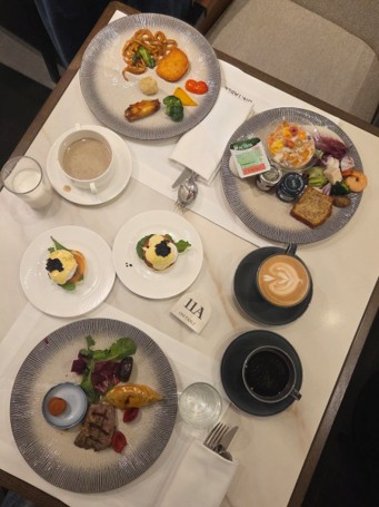 A buffet-style spread packed with refined, high-quality dishes