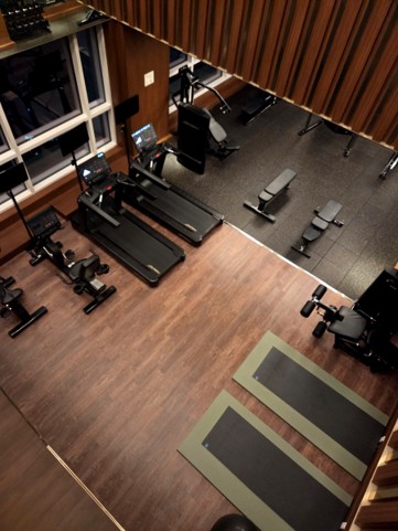 a fitness center
