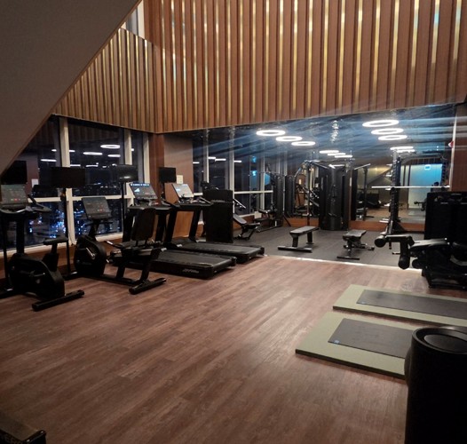 a fitness center