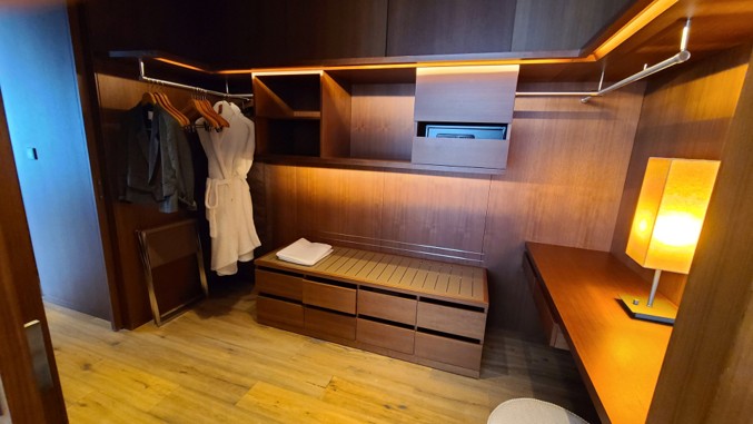 The Park Hyatt Busan Hotel offers spacious rooms suitable for family trips