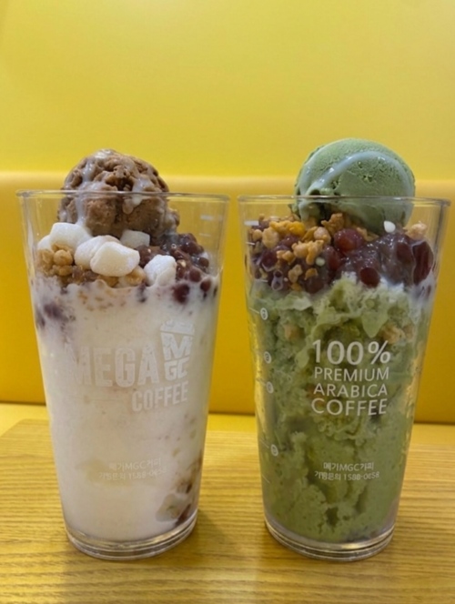 Mega Coffee menu Patbingsu
