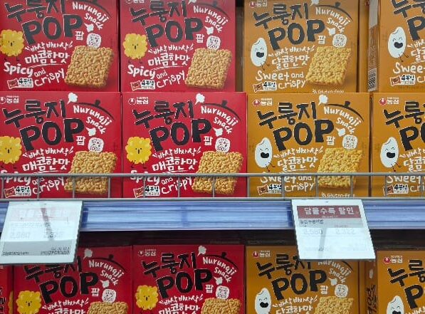 Nongshim Nurungji Pop sweet and spicy crispy snack